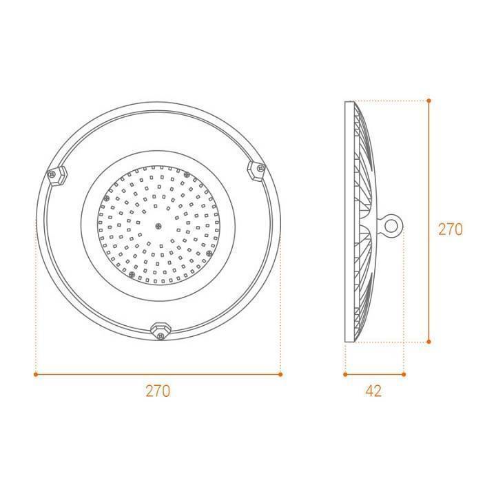 Встраиваемый светильник Wolta UFO UFO-100W/01