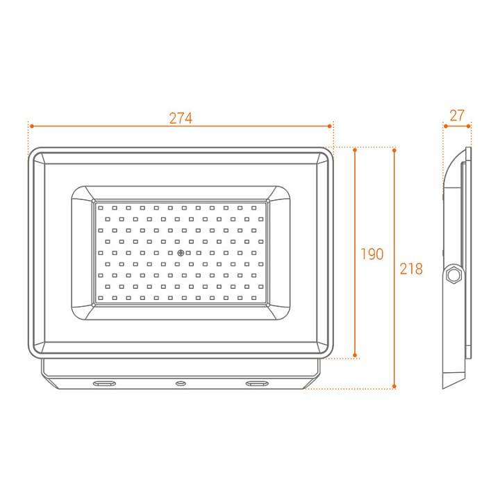Настенно-потолочный прожектор Wolta WFL-100W WFL-100W/06