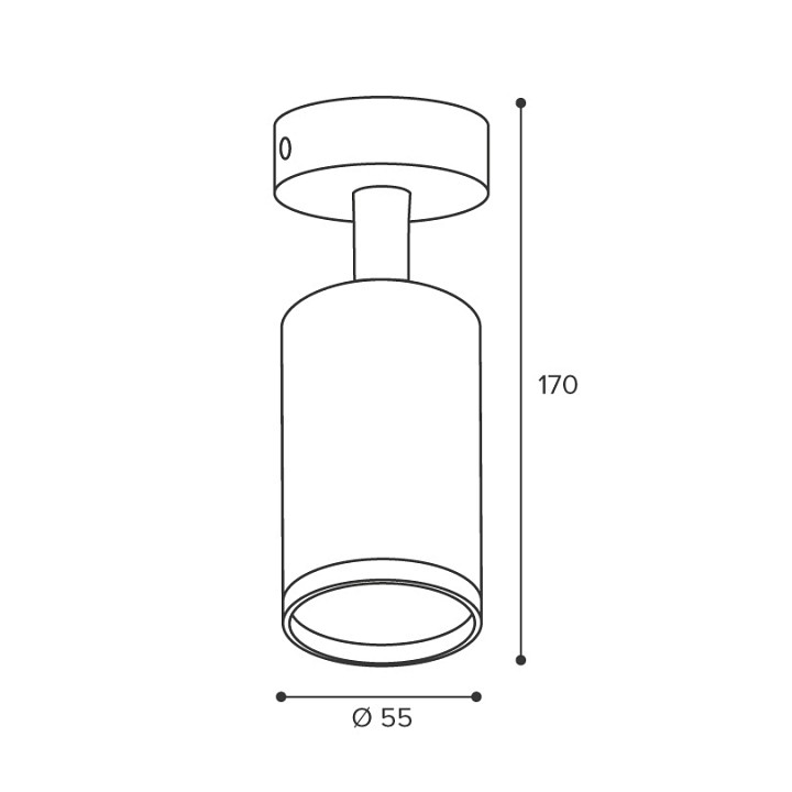 Накладной светильник Wolta AQUA WSL-GU10/S14W