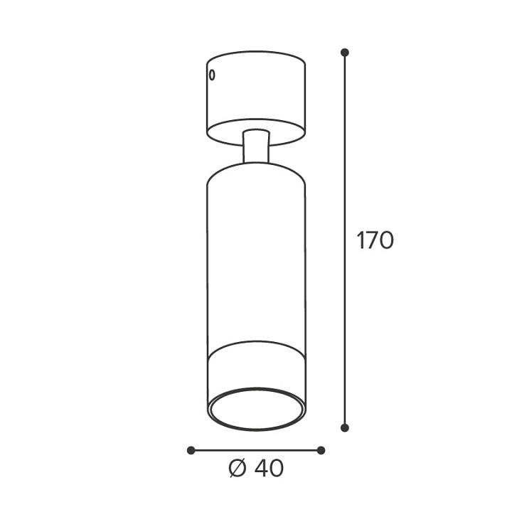 Светильник на штанге Wolta Petite WSL-MR11/S15BG
