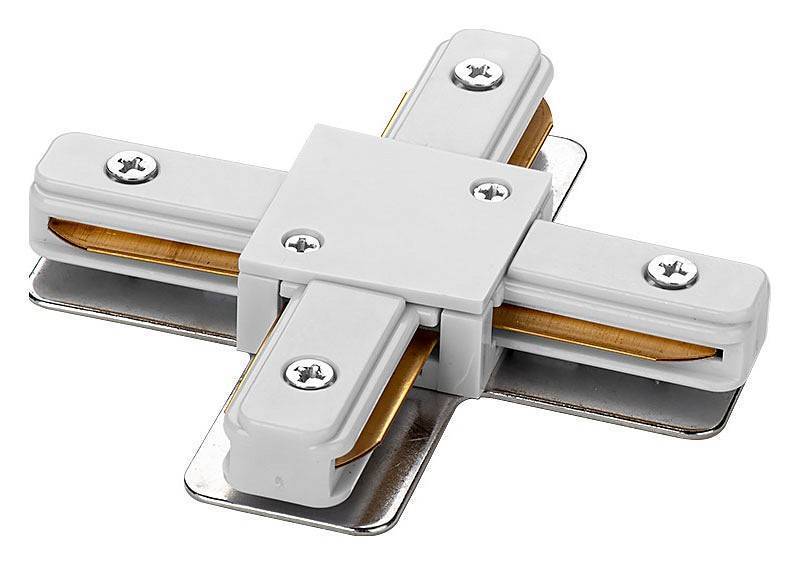 Соединитель X-образный для треков Wolta  WTL-XC/01W