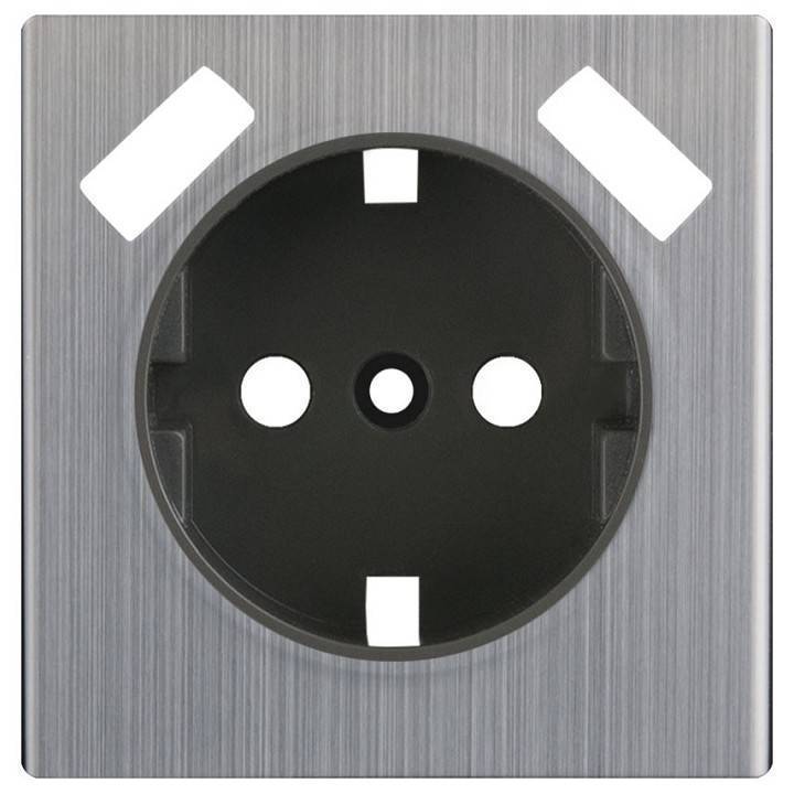 Накладка для розетки с заземлением и 2xUSB Werkel глянцевый никель WL02-USB-CP