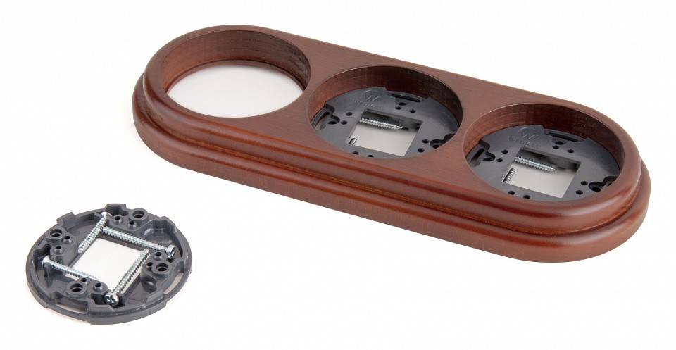 Рамка на 3 поста Werkel Legend итальянский орех W0035225