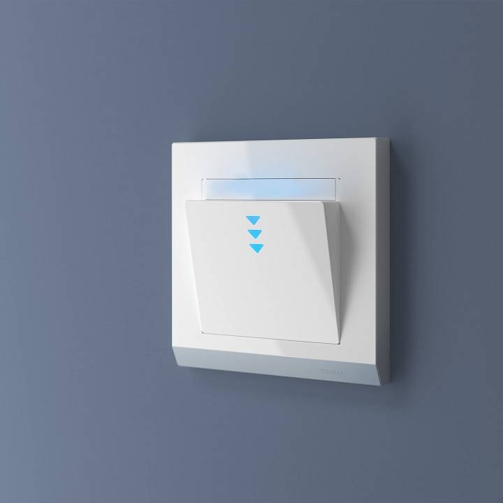 Электронный карточный выключатель без рамки Werkel Белый W1153101