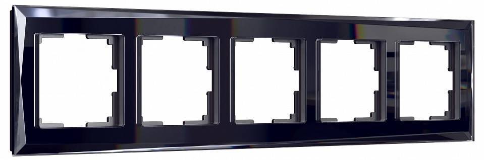 Рамка 5 постов Werkel Stream черный a051443