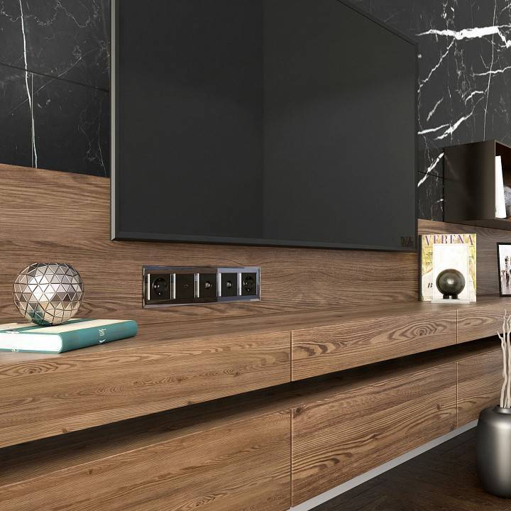 Рамка 5 постов Werkel Stream черный a051443