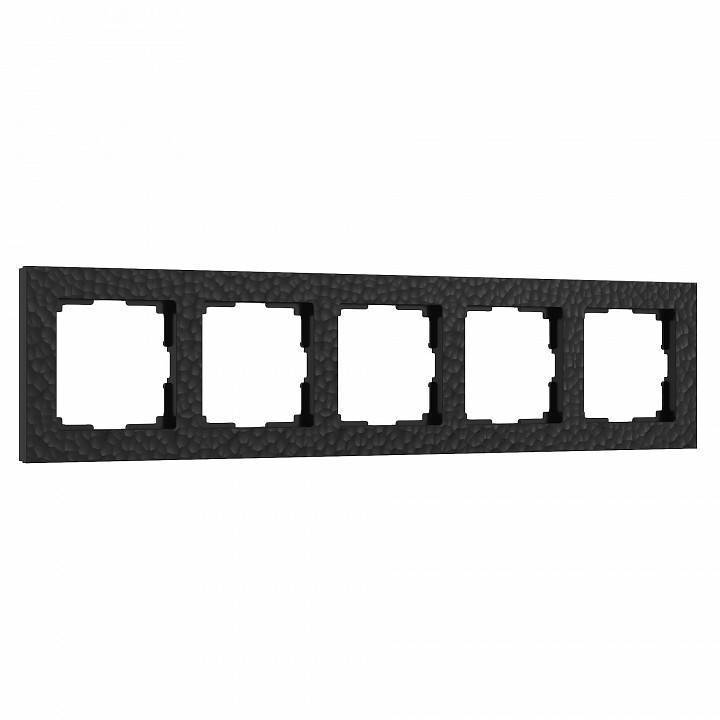 Рамка на 5 постов Werkel Hammer W0052408 (черный)