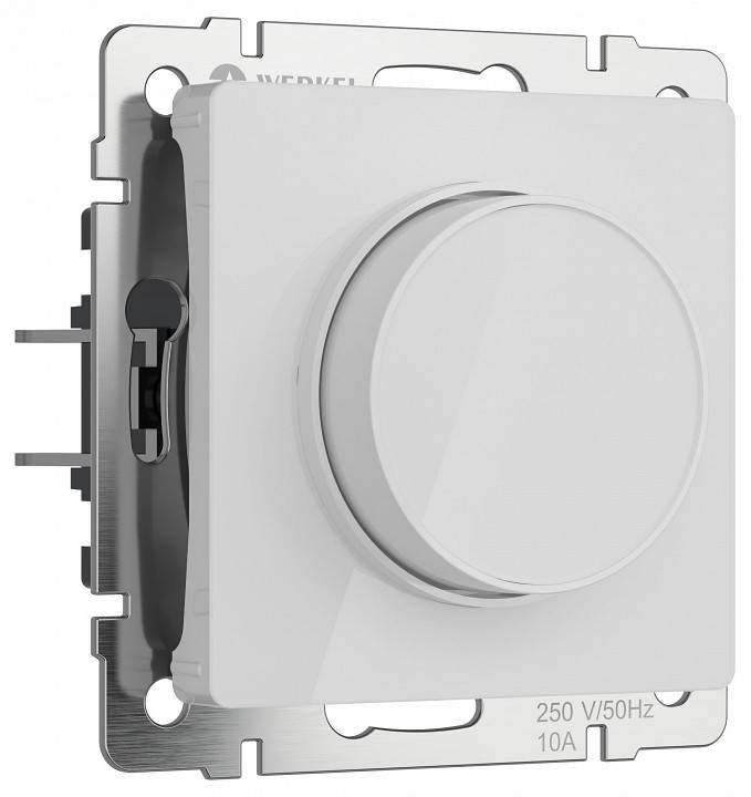 Диммер без рамки Werkel Белый акрил W1142041