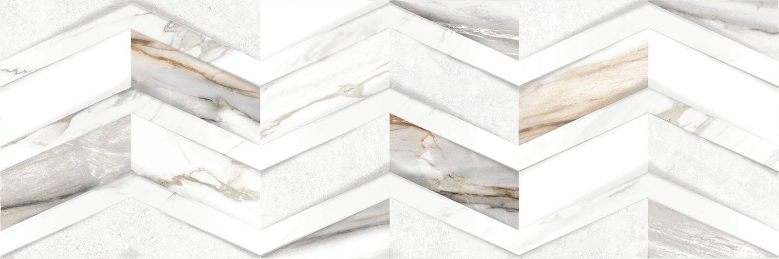 Плитка настенная Cersanit Delta Chevron 24.6х74 см WT15DLA55R