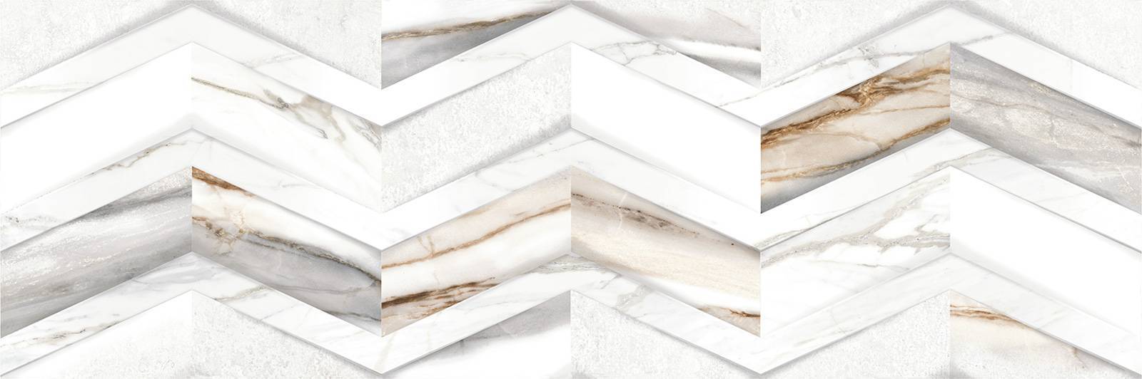 Плитка настенная Cersanit Delta Chevron 24.6х74 см WT15DLA55R