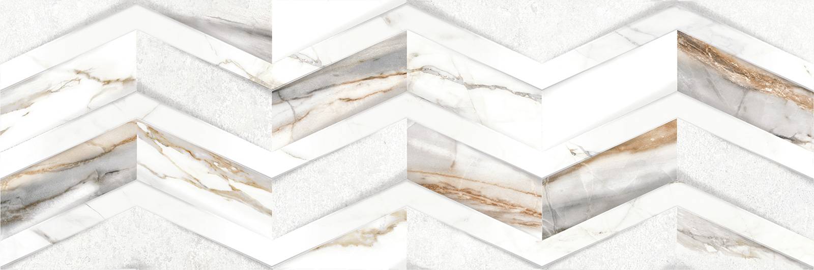 Плитка настенная Cersanit Delta Chevron 24.6х74 см WT15DLA55R