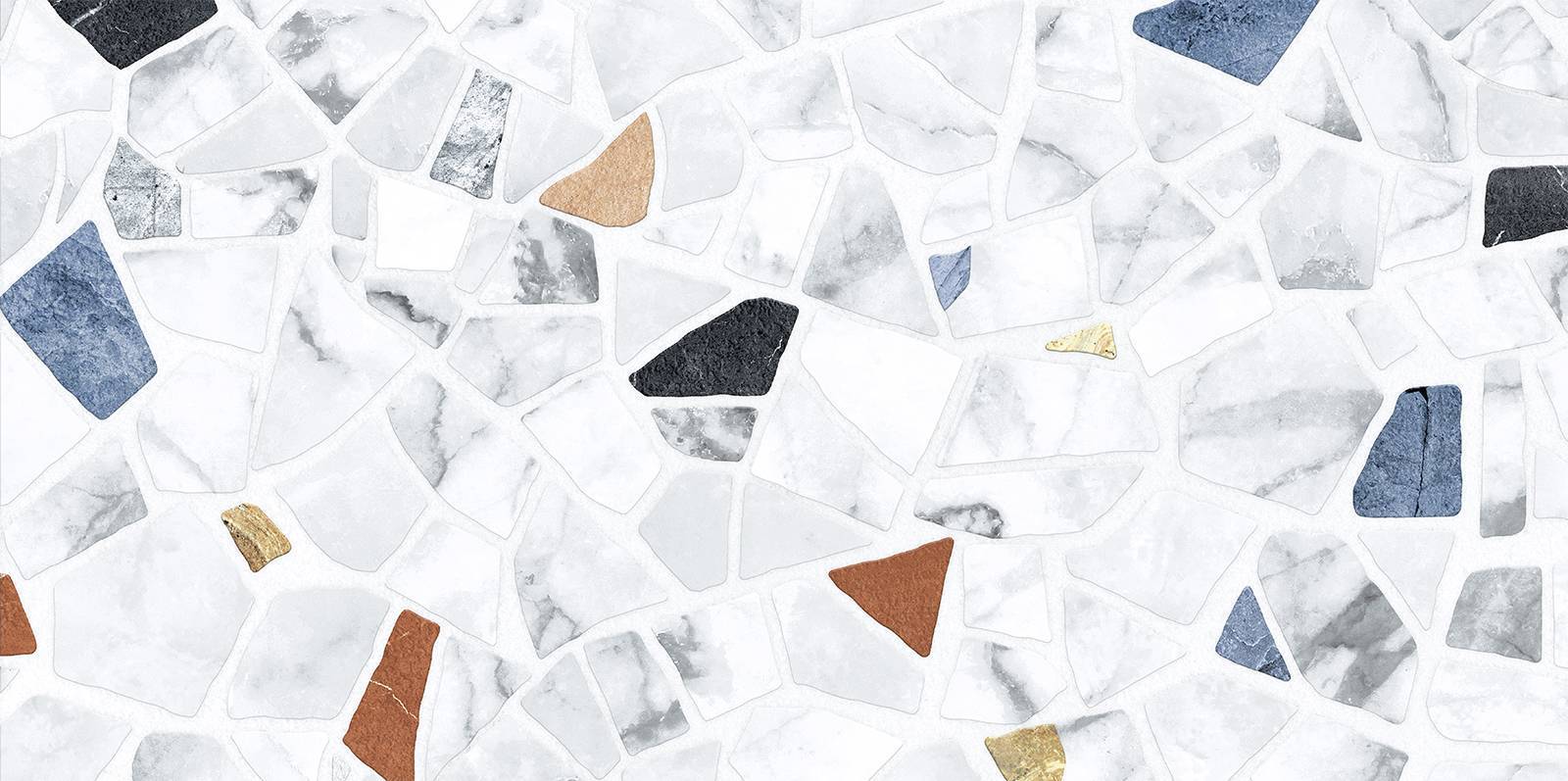 Плитка настенная Alma Ceramica Smalta Mix 249x500x7.5 мм WT9SML55