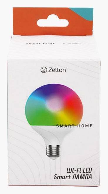 Умная светодиодная лампа Zetton Smart Wi-Fi Bulb E27 15 Вт 2700-6500 K ZTSHLBRGBCWE272RU