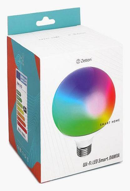 Умная светодиодная лампа Zetton Smart Wi-Fi Bulb E27 18 Вт 2700-6500 K ZTSHLBRGBCWE273RU
