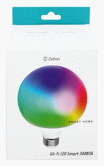 Умная светодиодная лампа Zetton Smart Wi-Fi Bulb E27 18 Вт 2700-6500 K ZTSHLBRGBCWE273RU