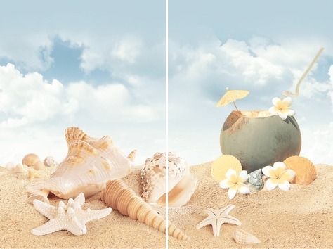 Панно Дельта Керамика Cocktail P2-2 40х30 см P2-2D140