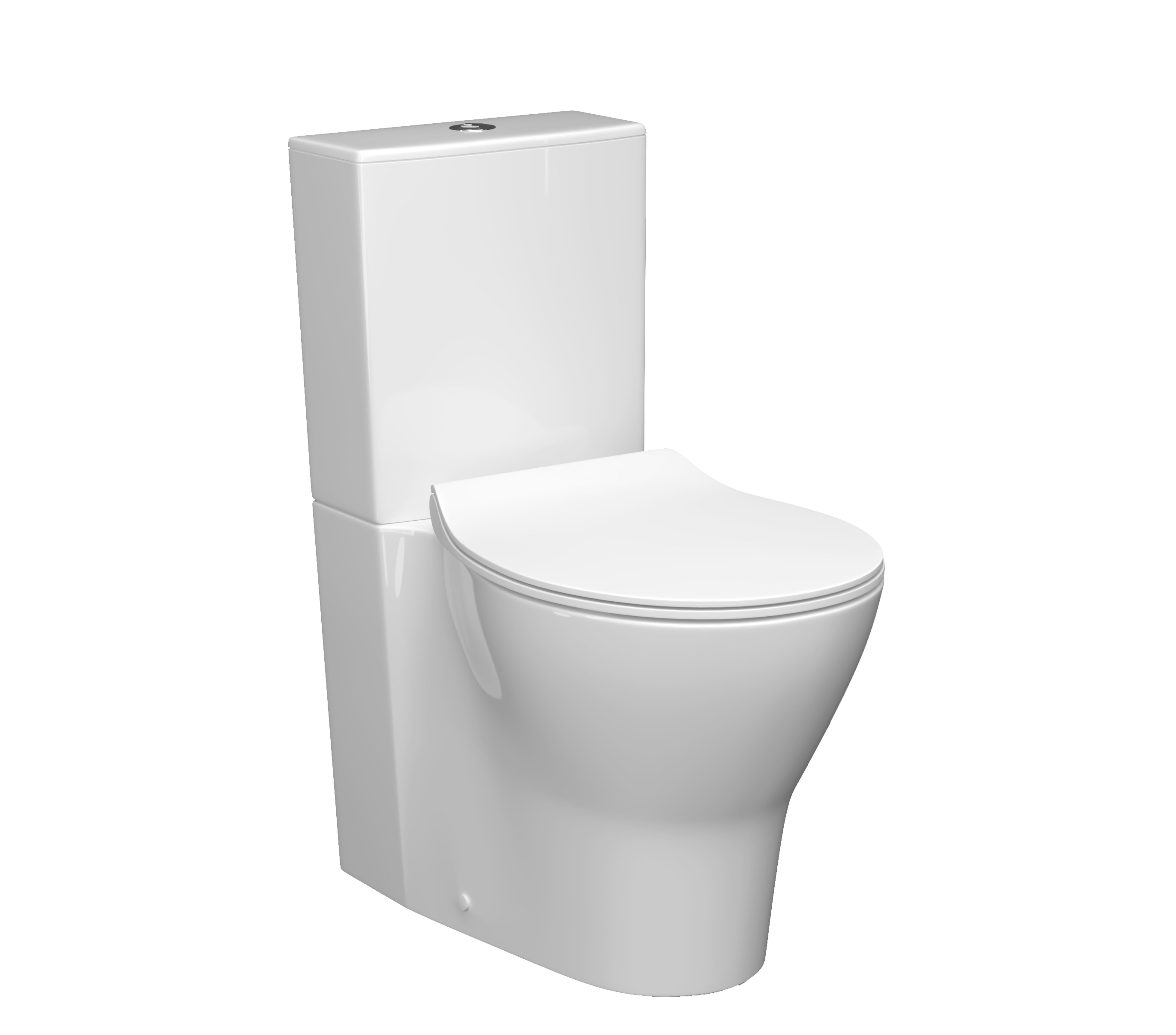 Унитаз-компакт Laparet Accord с сиденьем микролифт белый 110101001