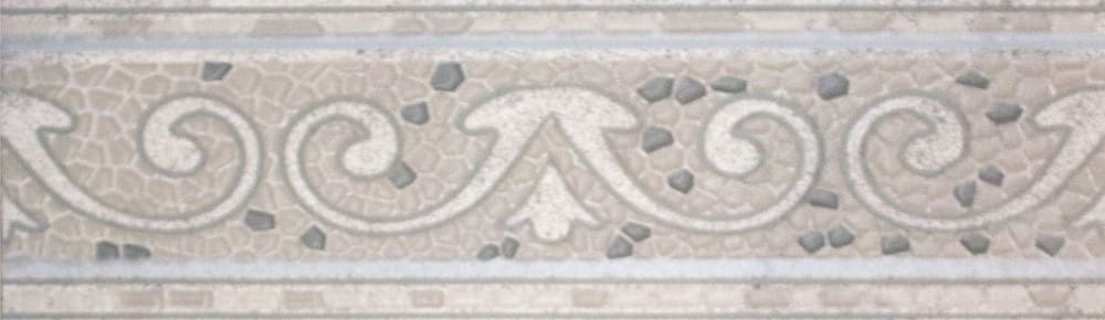 Бордюр LB-CERAMICS Тенерифе серебряный 14x45 см 7304-0004-1001