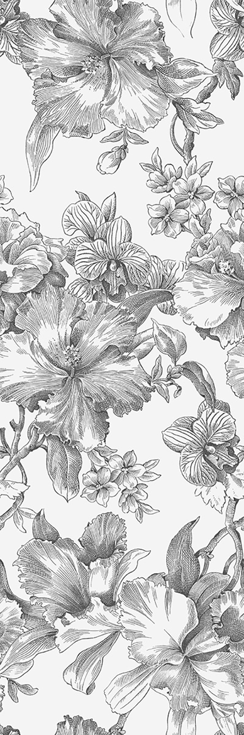 Декор Kerama Marazzi Монфорте Цветы обрезной 40х120 см 14018R\3F