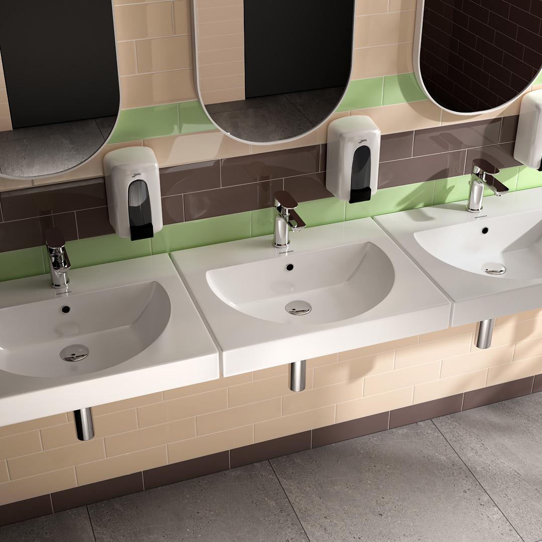 Раковина подвесная/мебельная Kerama Marazzi BUONGIORNO 60 см белая глянцевая BG.wb.60