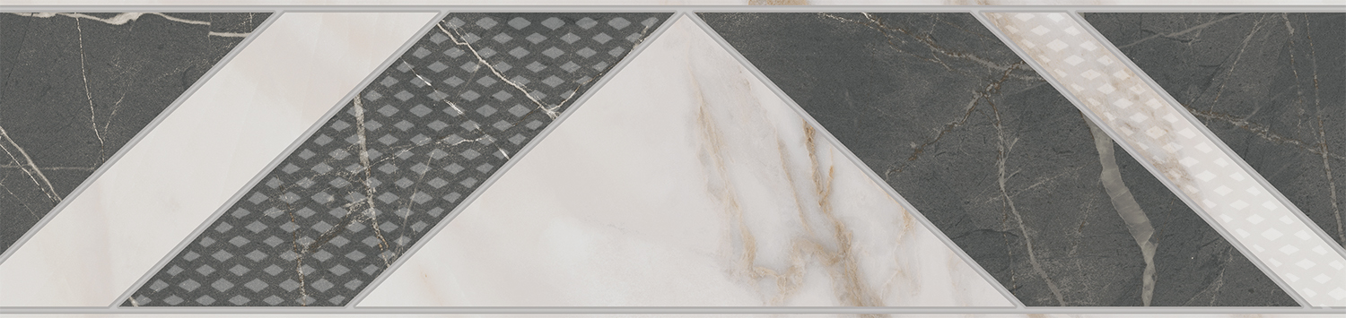 Бордюр Kerama Marazzi Буонарроти обрезной 30х7,2 см 13109R/11