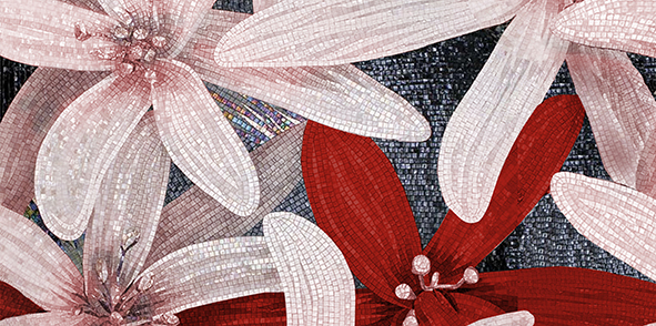 Декор Ceramica Classic April 3 бордо 25х50 см 04-01-1-10-05-47-216-3