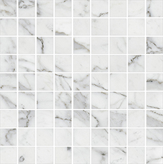 Мозаика Kerranova Marble Trend K-1000/LR/m01 Carrara 30x30 см K-1000/LR/m01/300x300x10