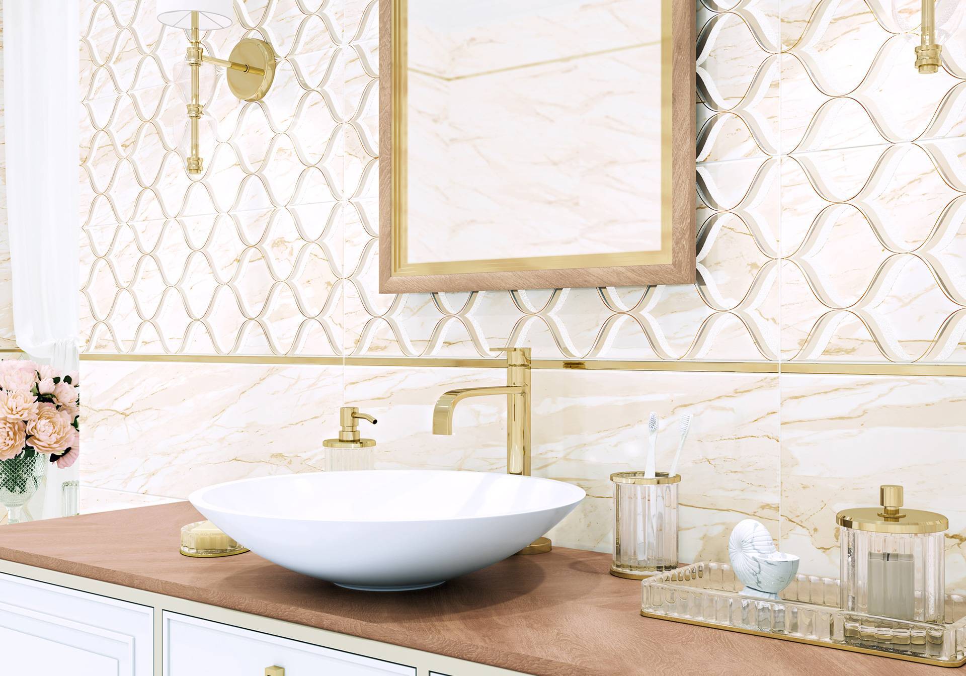 Декор Alma Ceramica Medea 25.3х75 см DW15MED11