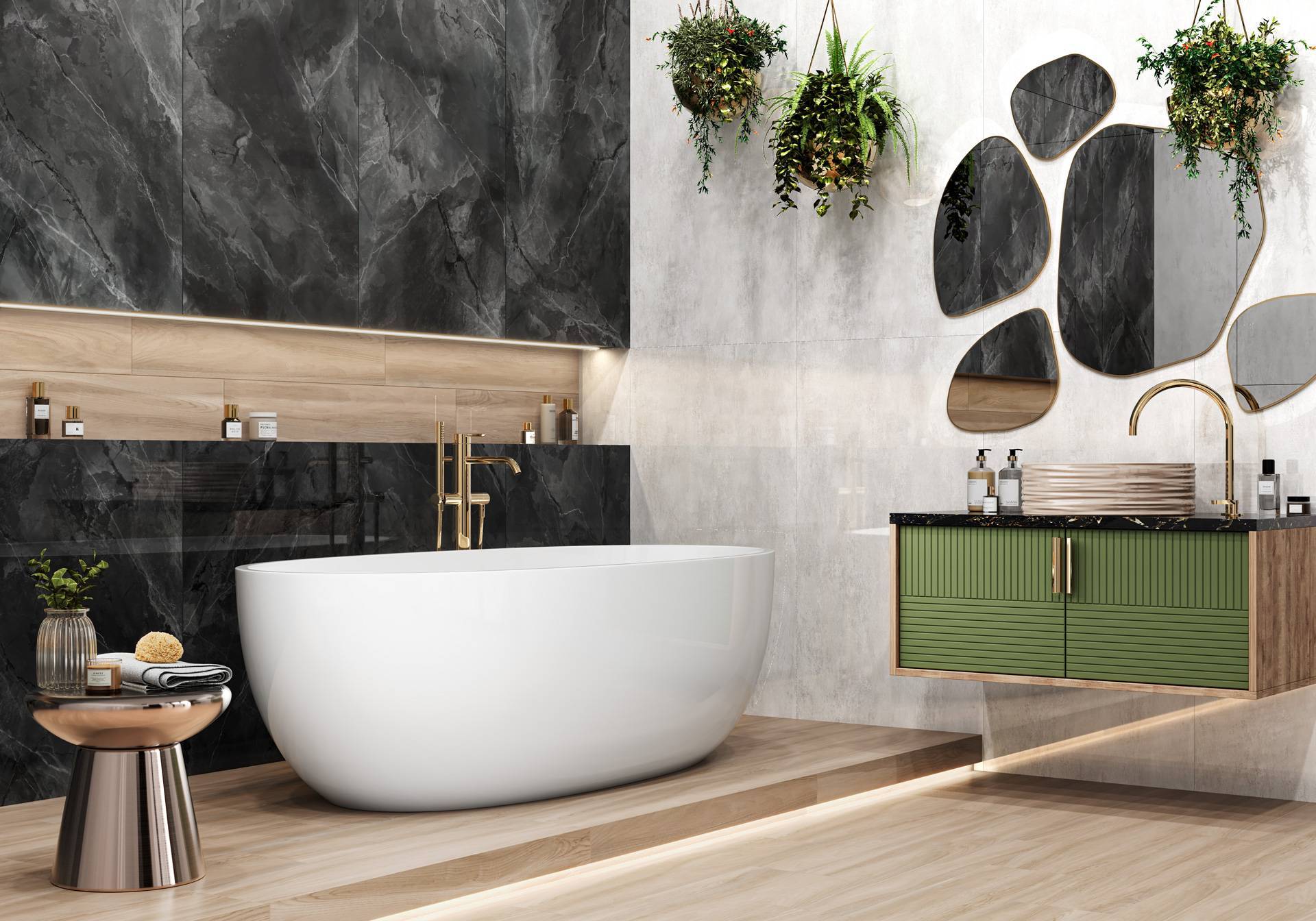 Керамогранит LCM Black Sky суперполированный 600х1200 мм 60120BAS99HG