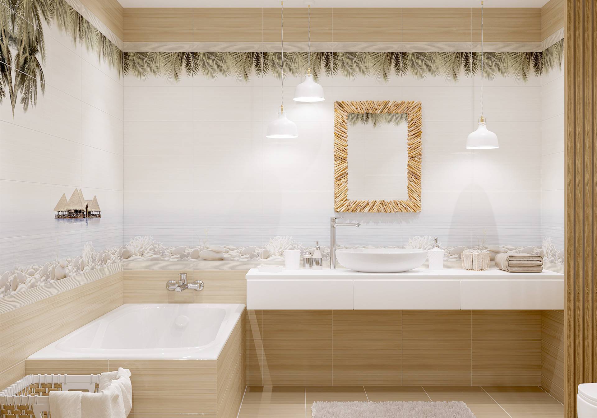 Декор Azori Дель маре ВС9ДМ634 24.9х50 см DWU09DLM634