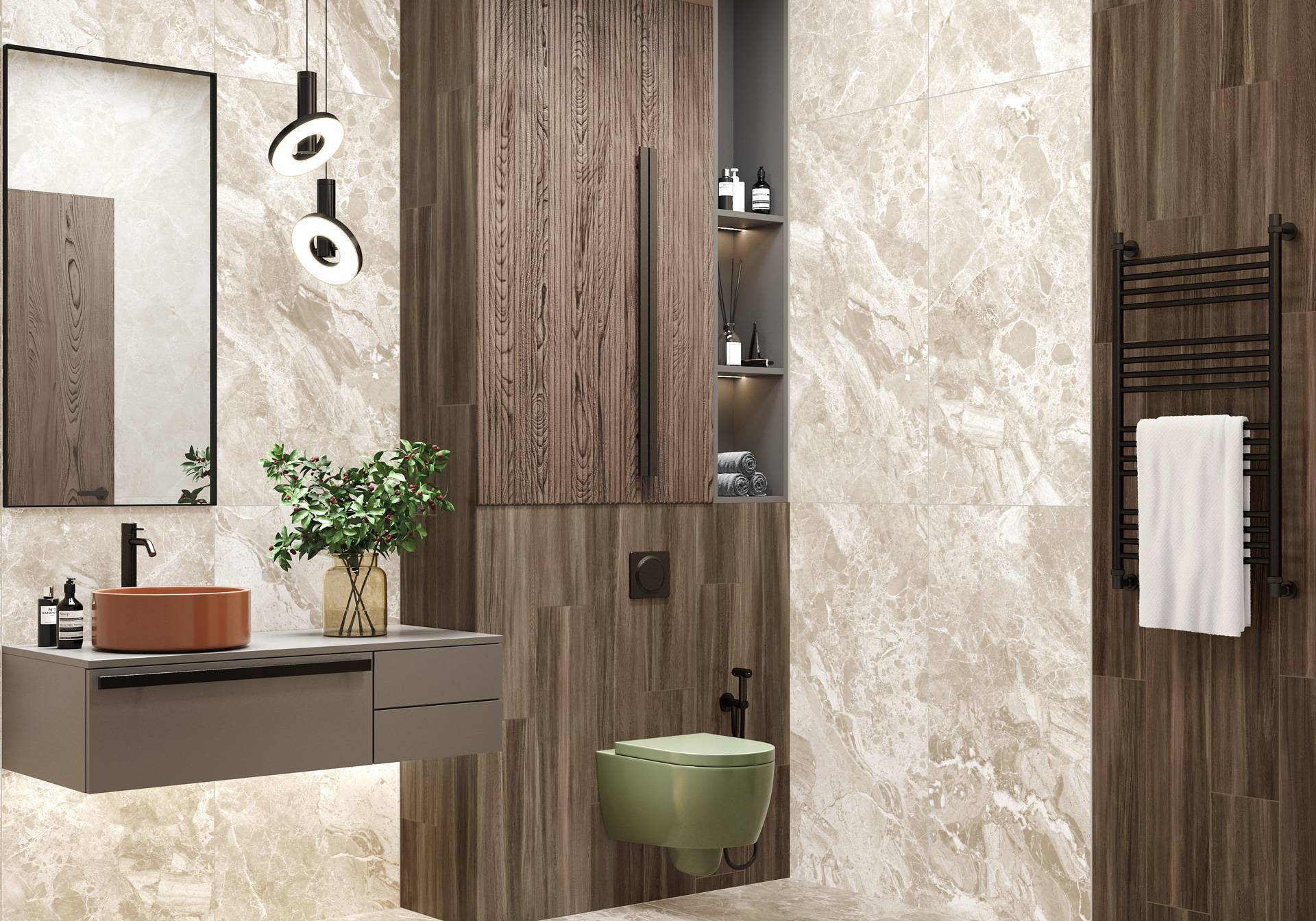 Керамогранит Alma Ceramica Greiny Gris sugar-эффект 600х600х9.5 мм 6060GRY15