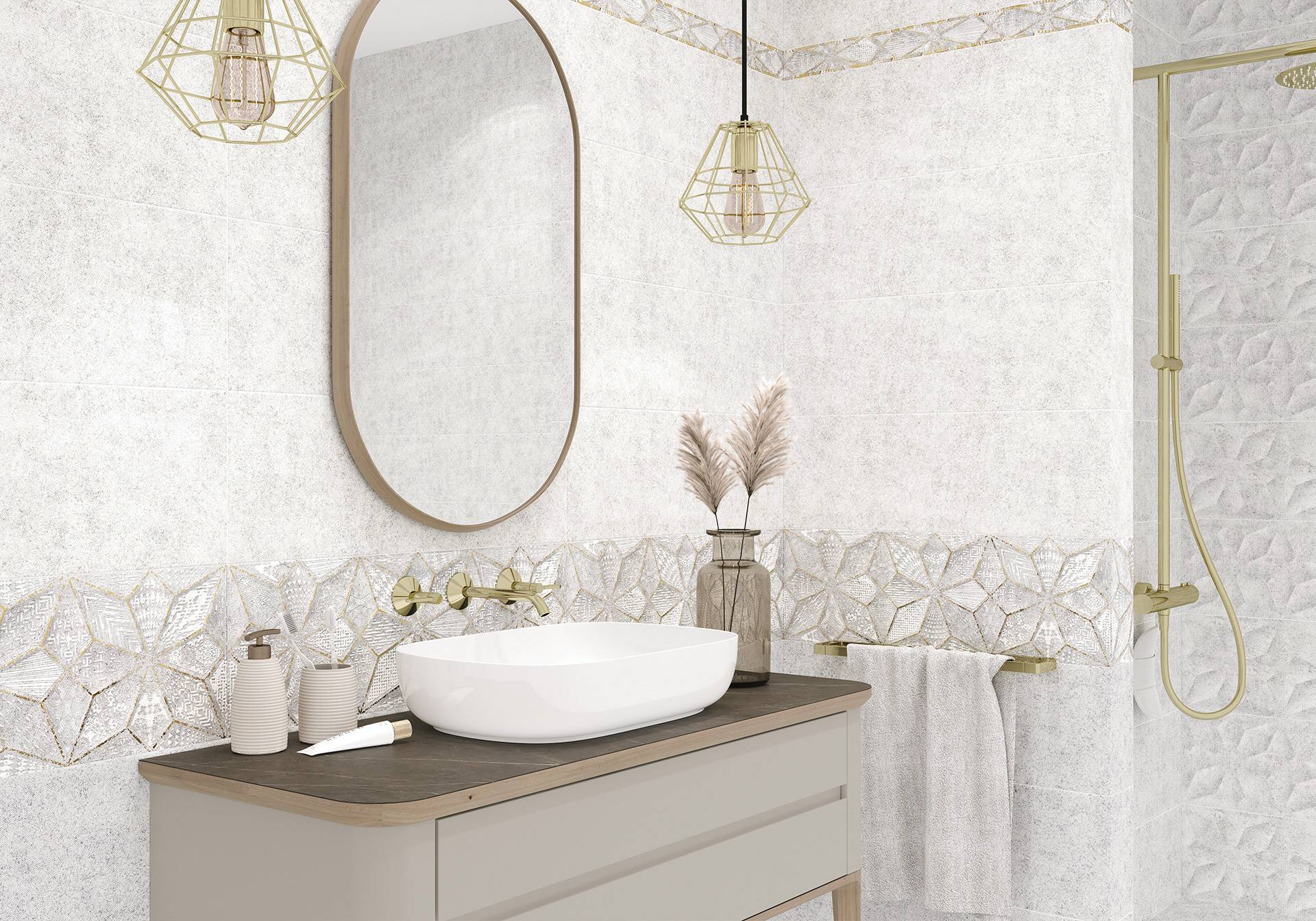 Плитка настенная Azori Jennyfer TWU12JNF17R 24.6х74 см TWU12JNF17R