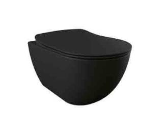 Унитаз подвесной безободковый Laparet Free черный матовый чаша без сиденья FE322-11SM00E-0000