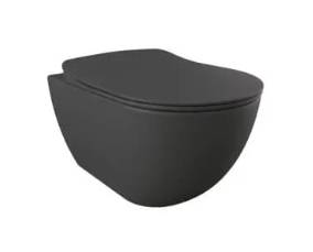 Унитаз подвесной безободковый Laparet Free антрацит матовый чаша без сиденья FE322-11AM00E-0000